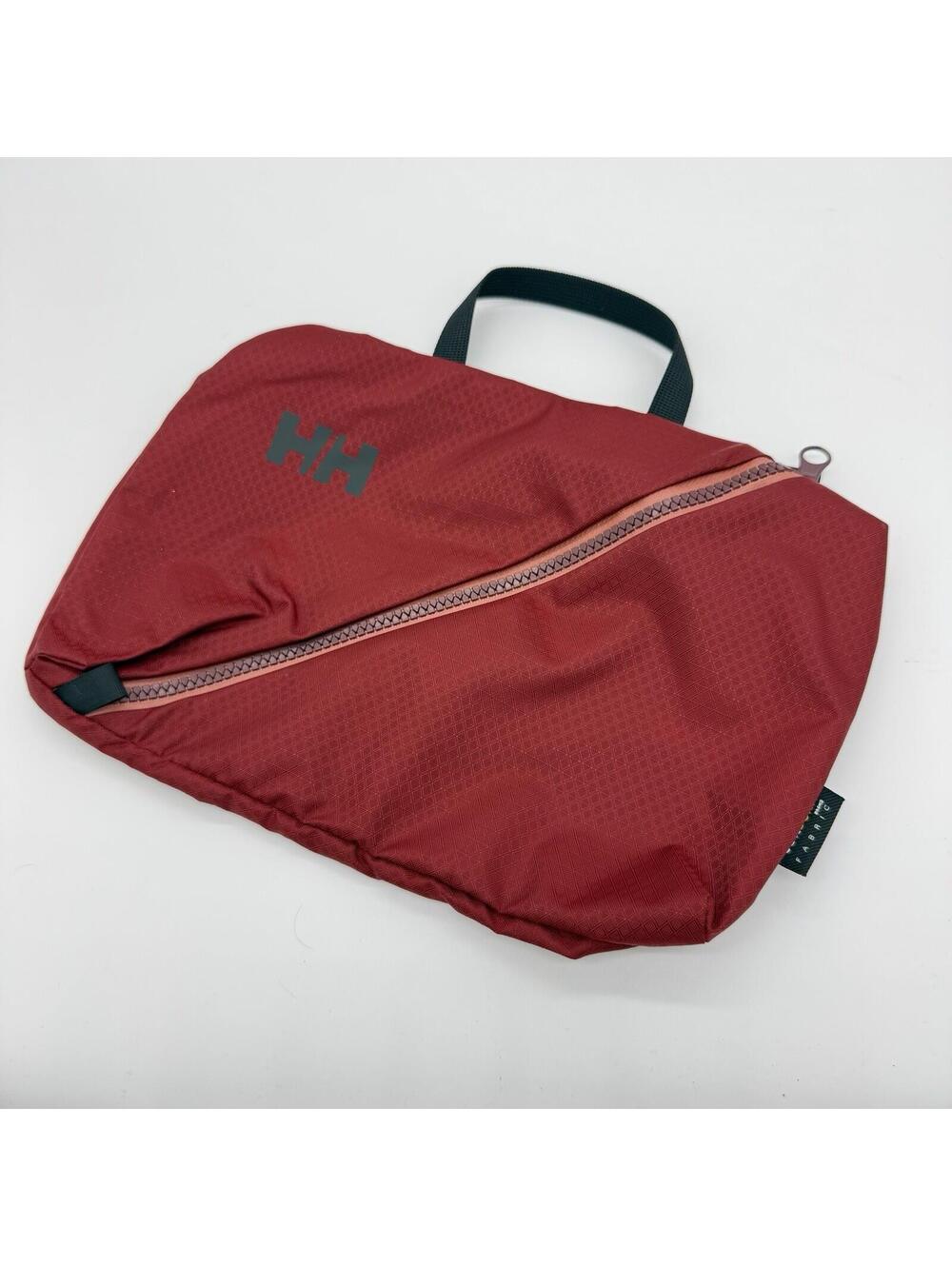 Helly Hansen Packable Travel Red Grid Small Storage Portable toiletry Camp Hike